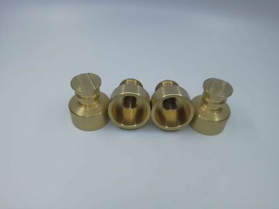 CNC turning and milling composite brass parts